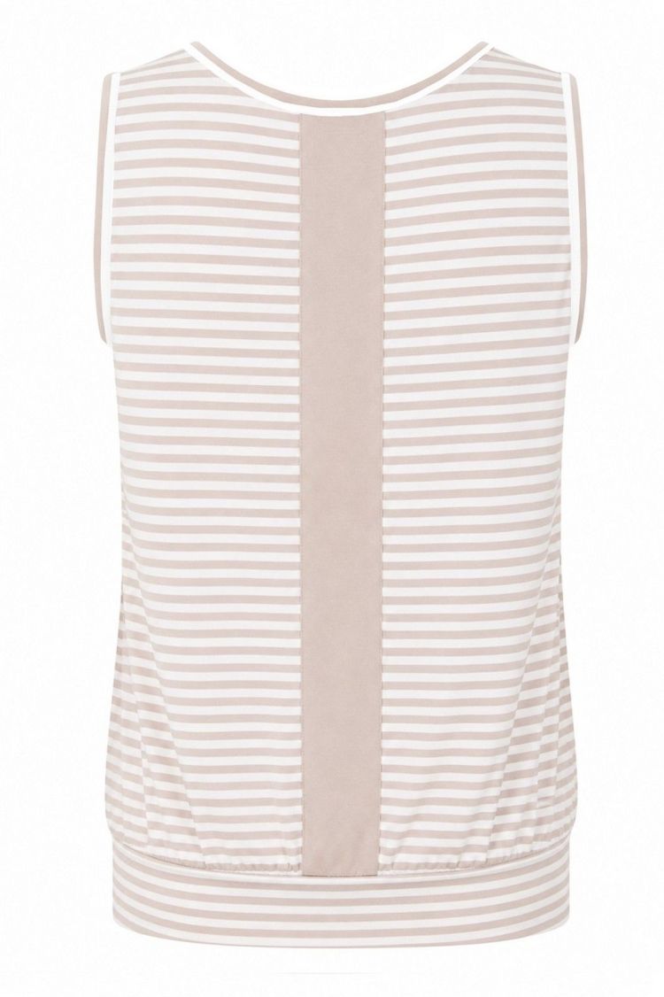 ZOSO Top Beige dames (FLEUR TOP - 263FLEUR.SAND/WHITE) - GL Sport (Sluis)