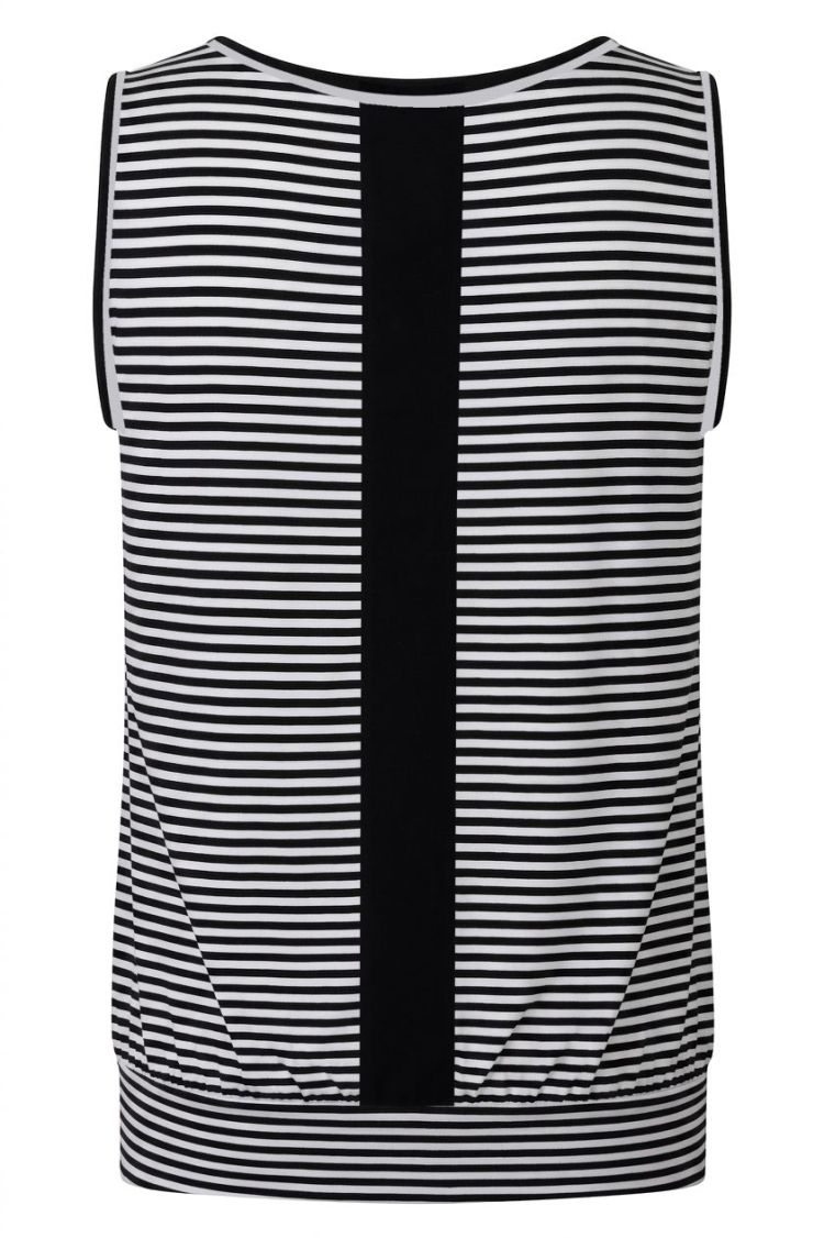ZOSO Top Zwart/Wit dames (FLEUR TOP - 263FLEUR.BLACK/WHITE) - GL Sport (Sluis)